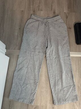 Old Navy Gray Wide-Leg Sweatpants